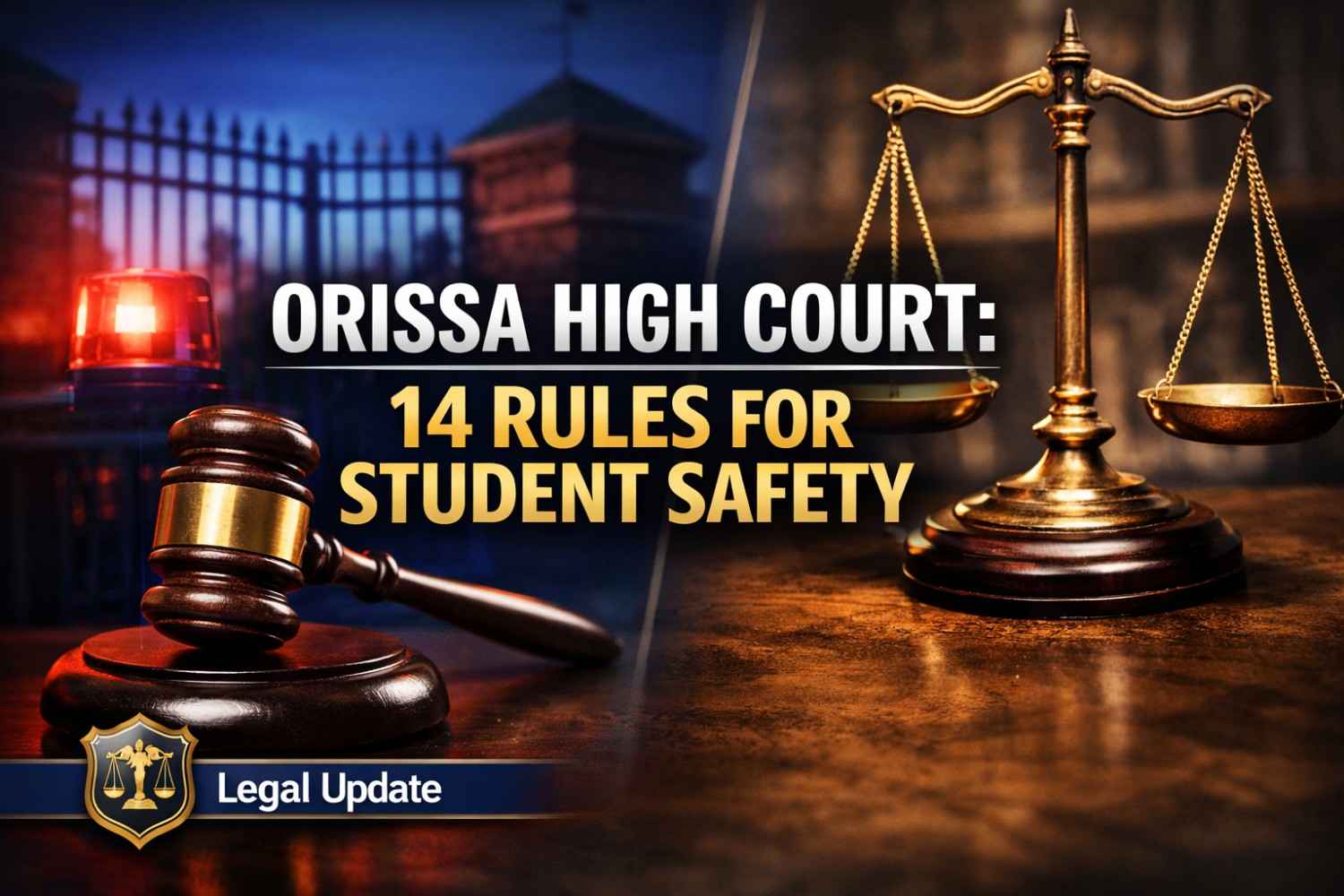 "Institutions Must Remain Spaces of Safety": Orissa High Court Issues Comprehensive Guidelines After Student Abduction Attempt at NLU Odisha