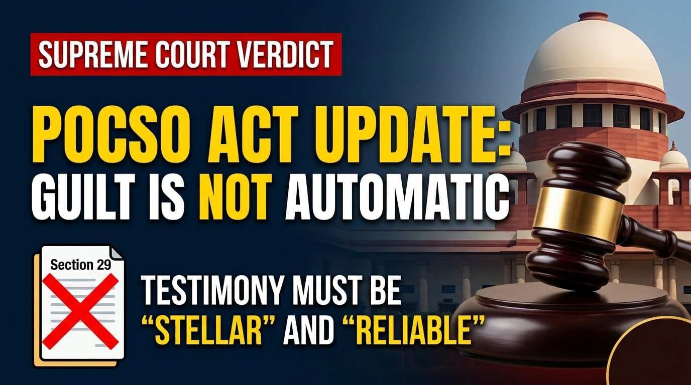 POCSO Presumption of Guilt Requires Reliable Victim Testimony