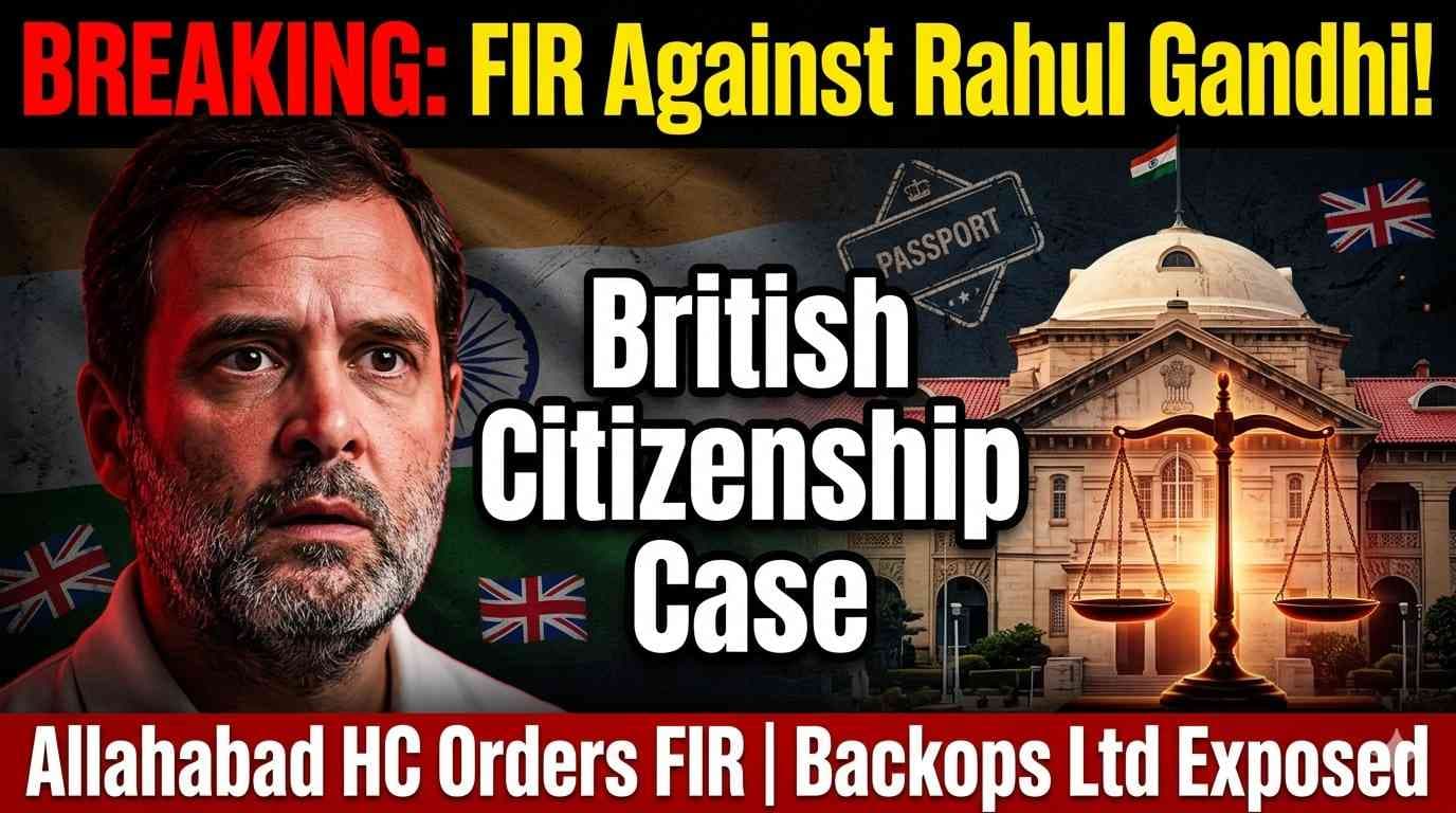 Allahabad HC Withholds FIR Order Against Rahul Gandhi in Passport Row