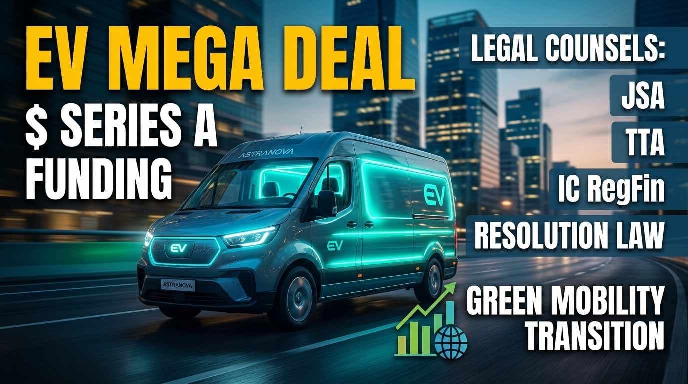 JSA, IC RegFin, TTA Advise on Astranova Mobility Series A Fundraise