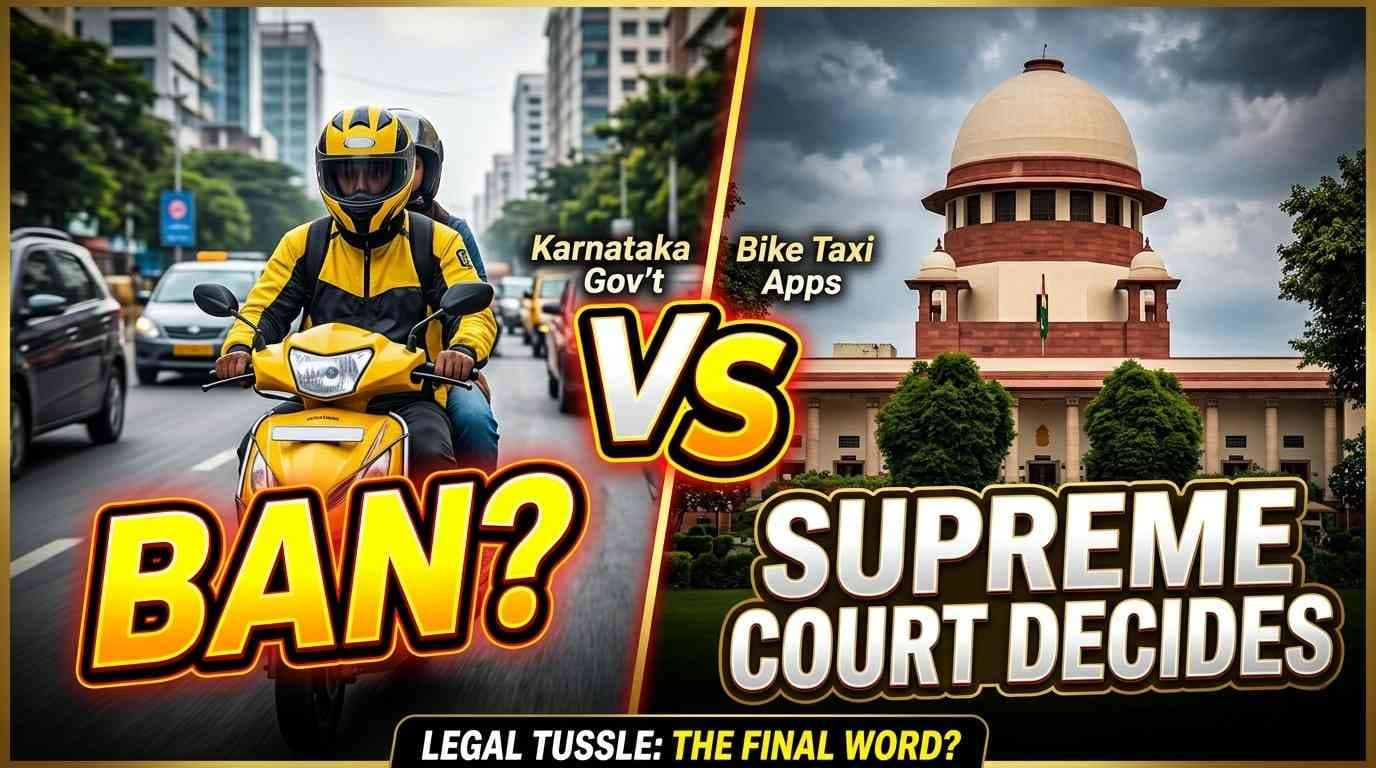 The Battle Over Two-Wheels: Karnataka Takes Bike Taxi Dispute to the Supreme Court