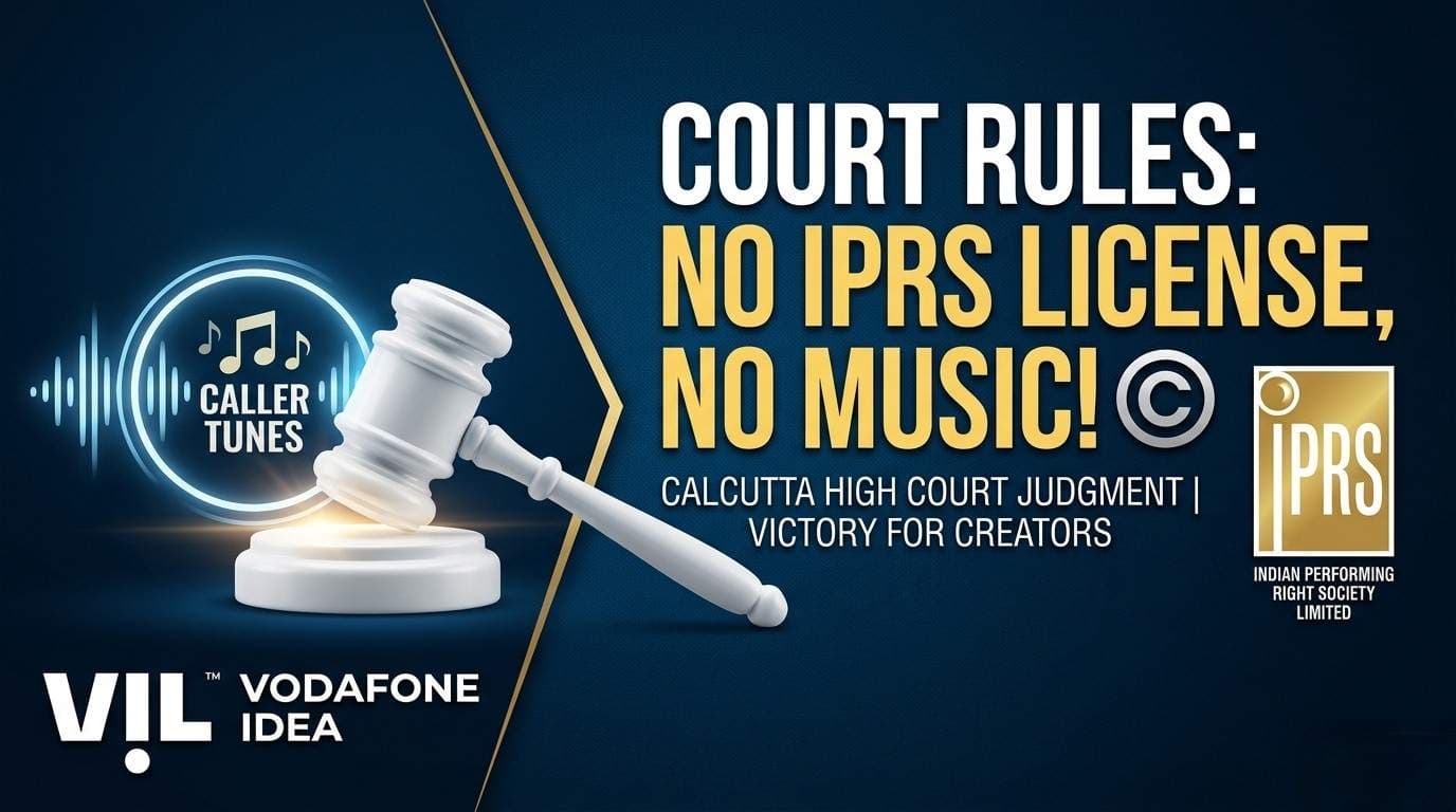Calcutta High Court: Vodafone Idea Must Pay IPRS Royalties for Caller Tunes