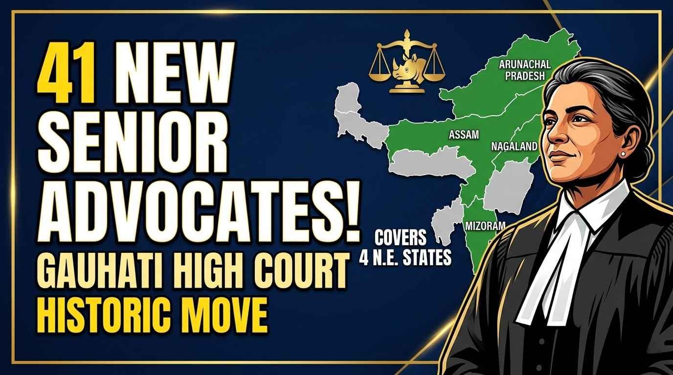 Gauhati HC Designates 41 Advocates as Senior Counsel Across 4 States