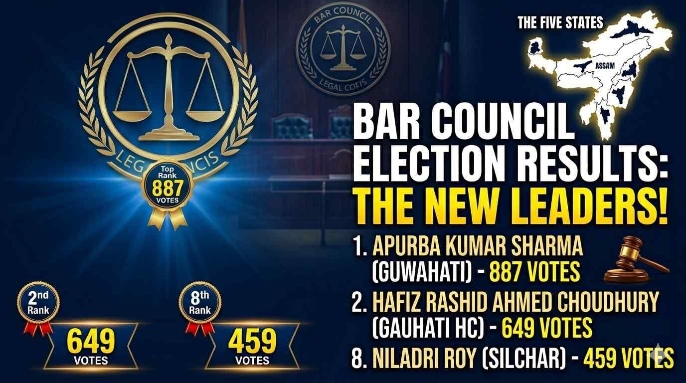 Bar Council Election Results 2026: Apurba Kumar Sharma Leads, Hafiz Rashid Second