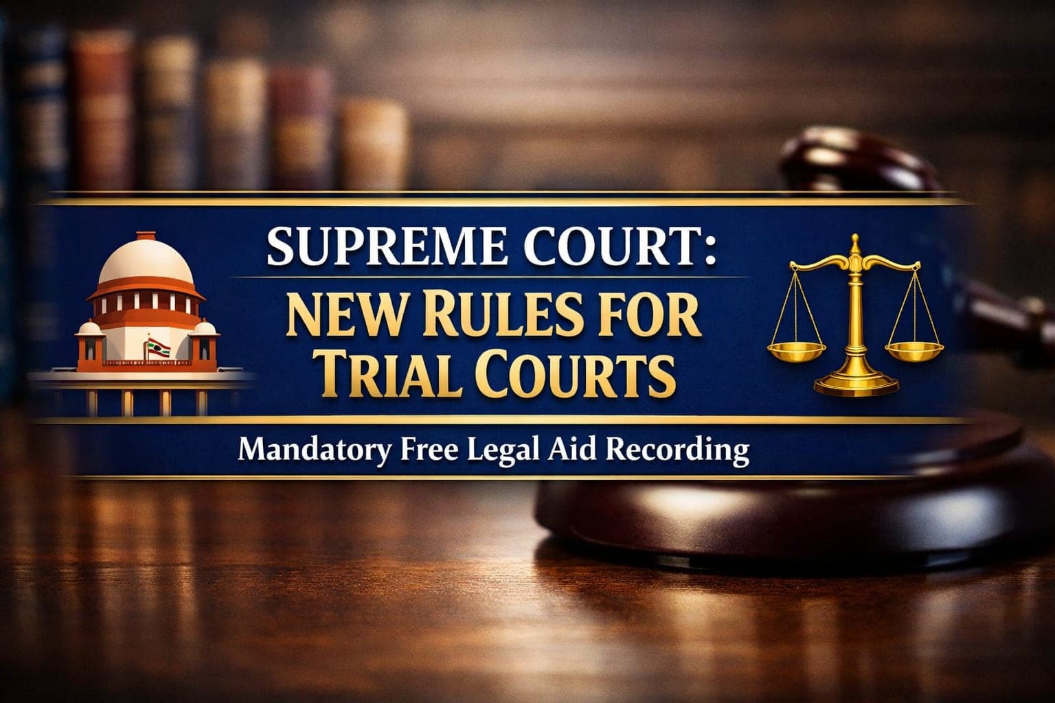 Trial Courts Must Record Offer of Free Legal Aid Before Examining Witnesses: Supreme Court Sets New Guidelines