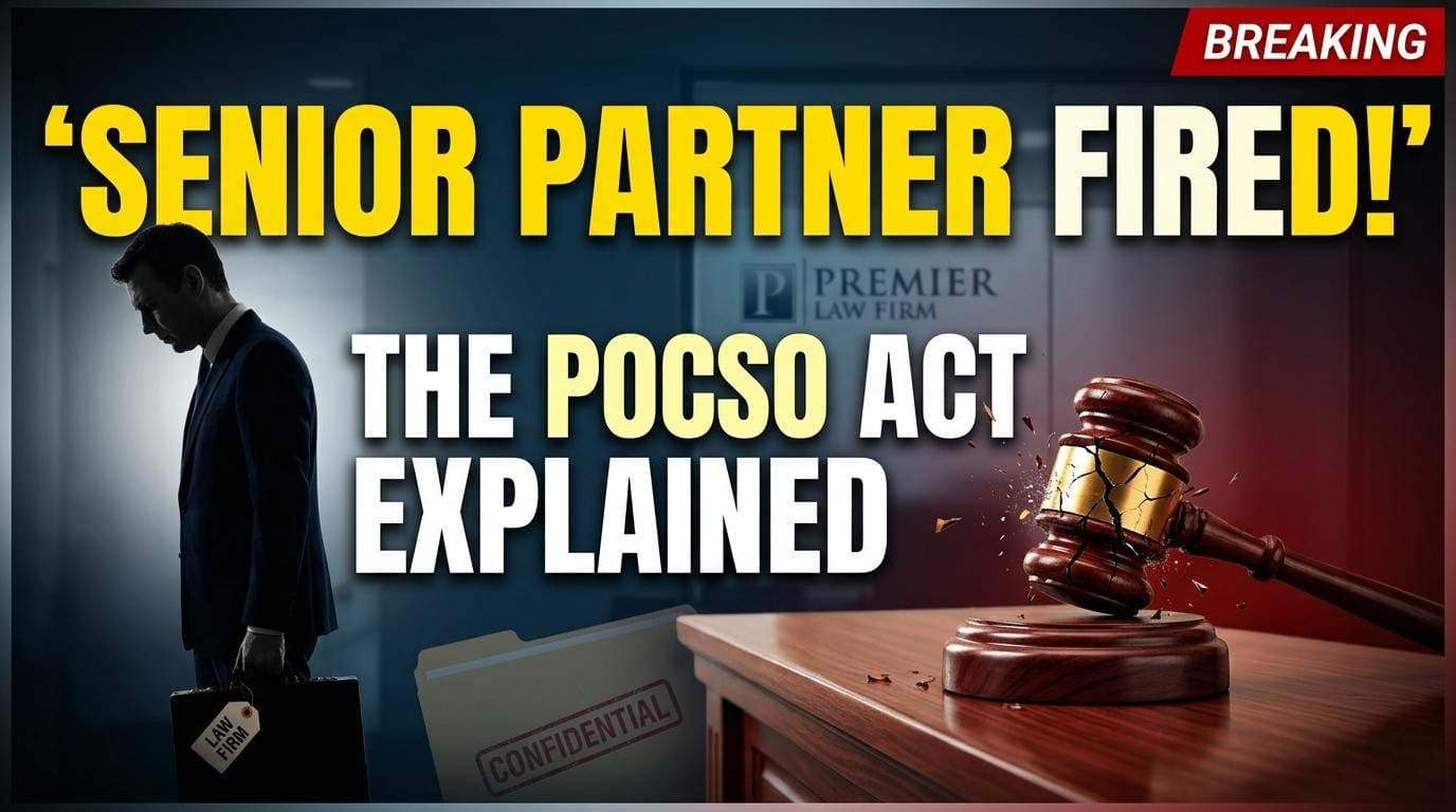 Top Law Firm Terminates Partner Over POCSO Case Allegations