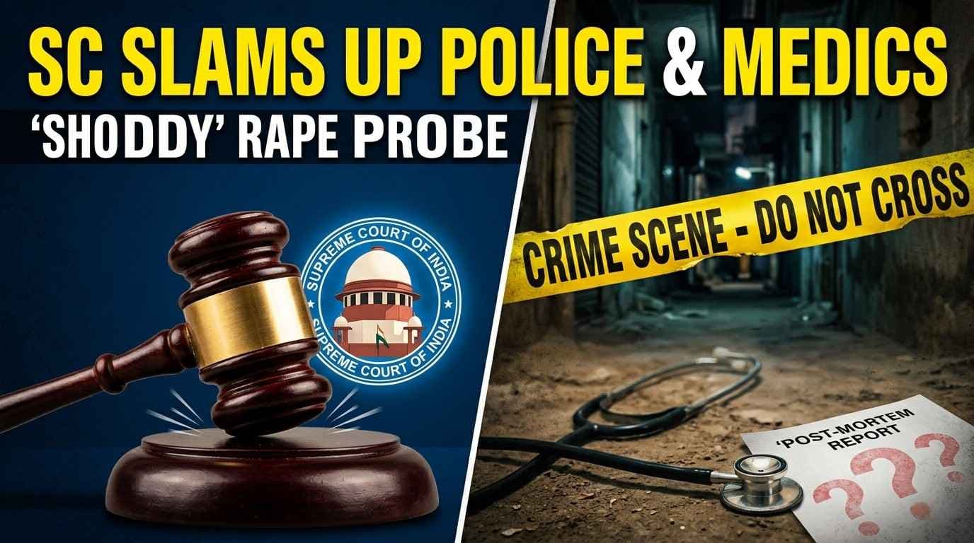 SC Slams Ghaziabad Police & Hospital over Child Rape-Murder Probe
