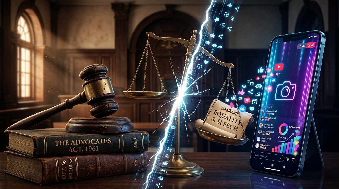Bar Council of India vs. Legal Influencers: The Constitutional Battle Over Digital Advocacy