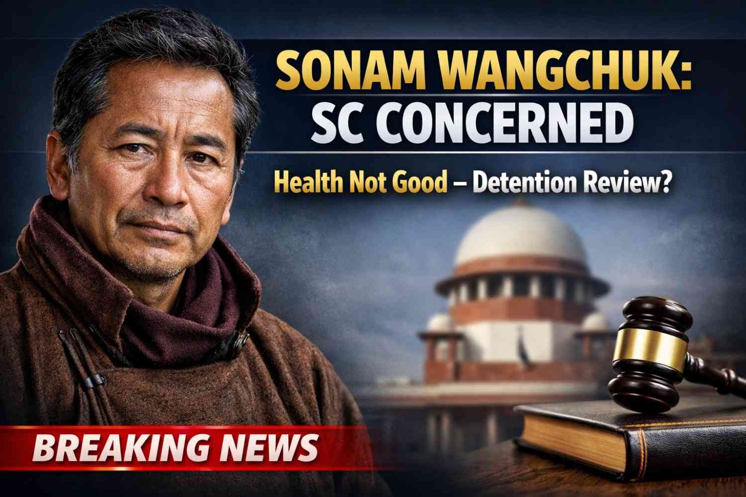 "His Health Is Not Good": Supreme Court Urges Centre to Rethink Sonam Wangchuk’s NSA Detention