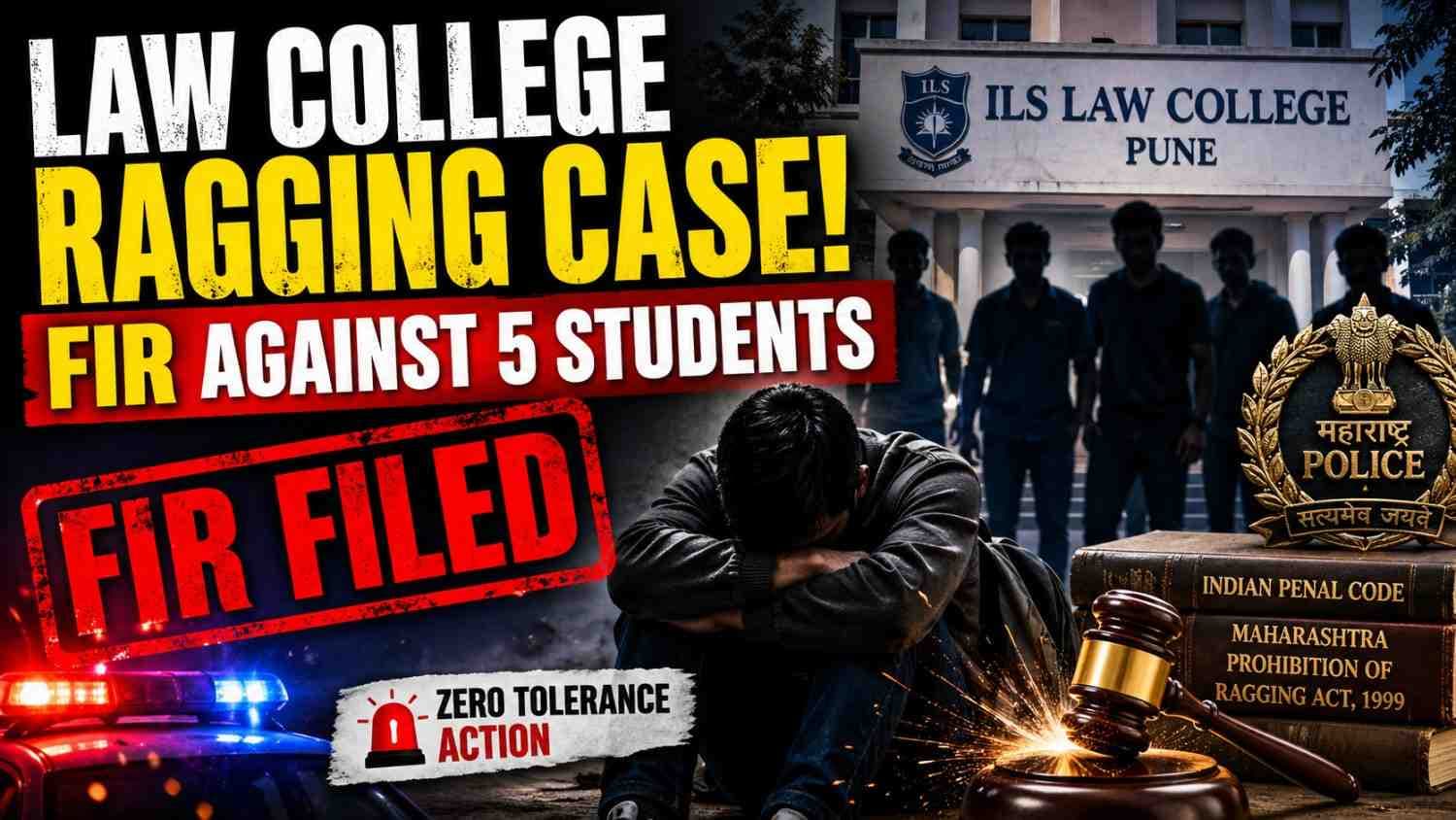 FIR Against 5 ILS Law College Students in Pune Ragging Case