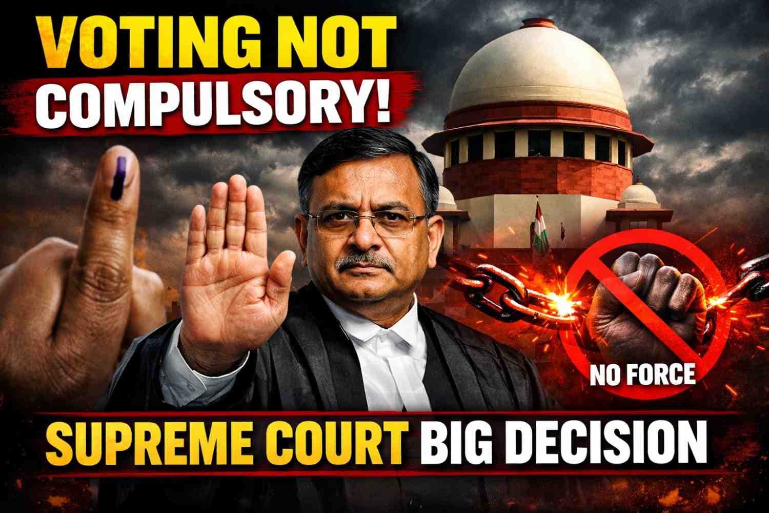 "Can't Compel People to Vote": SC Rejects Mandatory Voting Plea