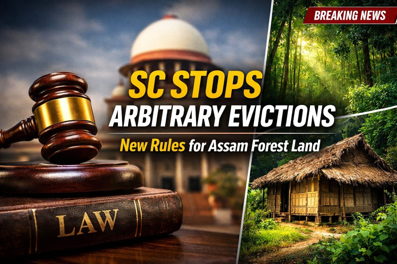 Supreme Court Sets New Guidelines for Forest Evictions in Assam: Environment Protection Must Not Compromise Rule of Law