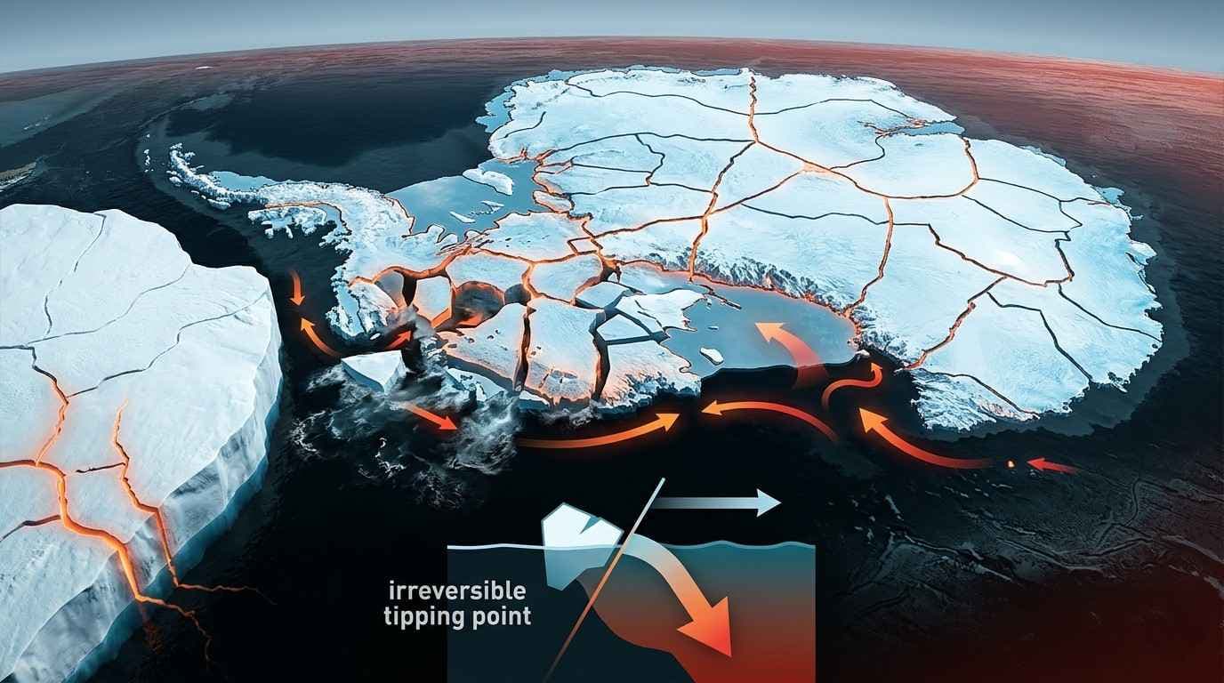 Antarctic Ice Sheet Tipping Points: Are We Past the Point of No Return?