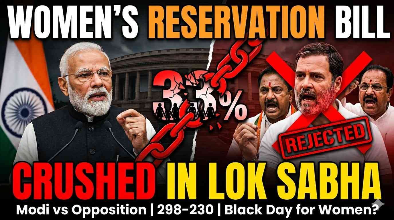 PM Modi Vows to Clear Obstacles After Women’s Reservation Bill Defeat