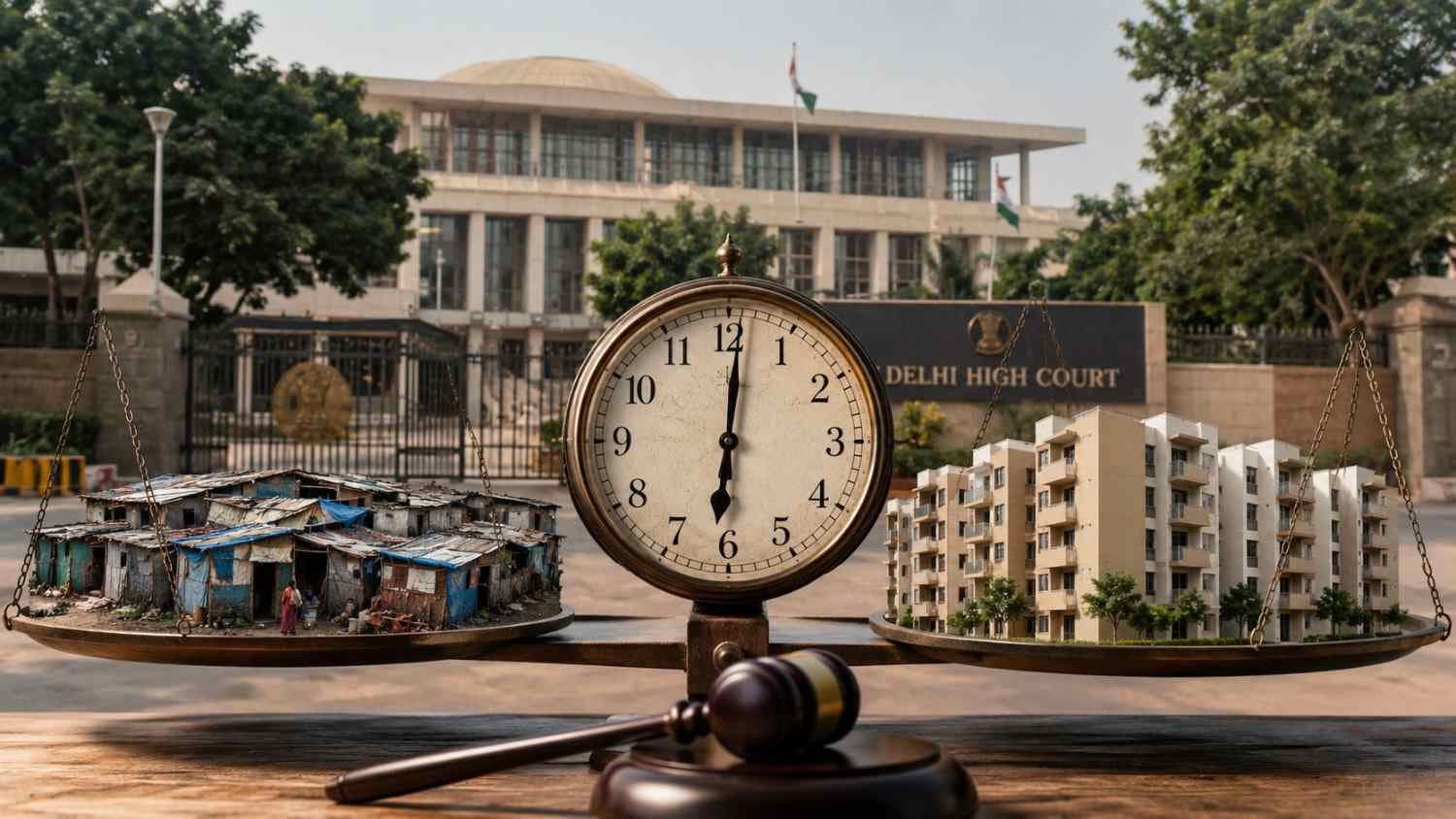 Delhi High Court Directs Relocation of Slum Clusters Near Prime Minister's Residence, Forms Committee for Dignified Rehabilitation