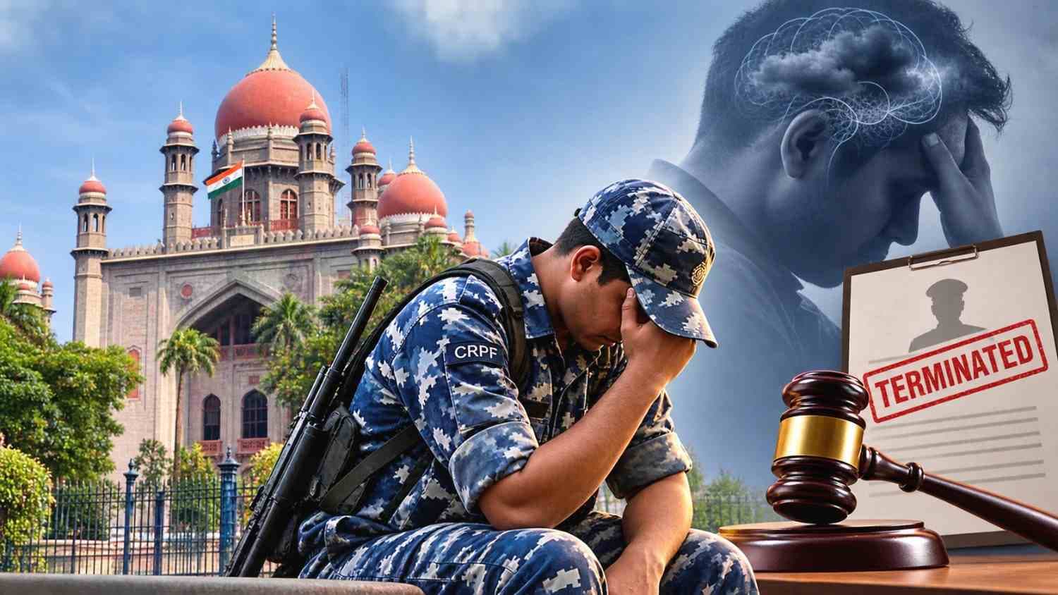 Telangana High Court Upholds Termination of CRPF Constable on Grounds of Depression and Firearm Access Risk