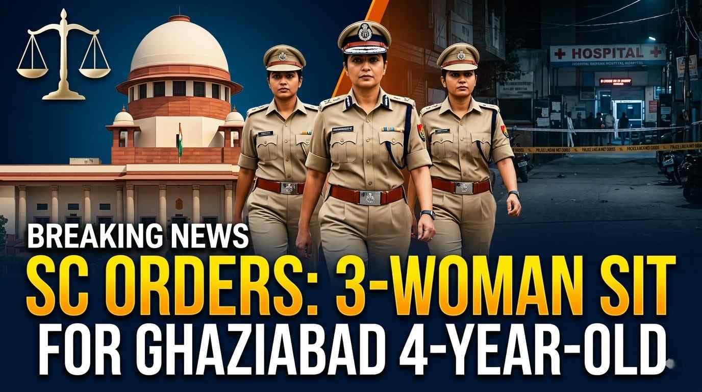 SC Forms Women-Led SIT for Ghaziabad Minor Rape-Murder Probe