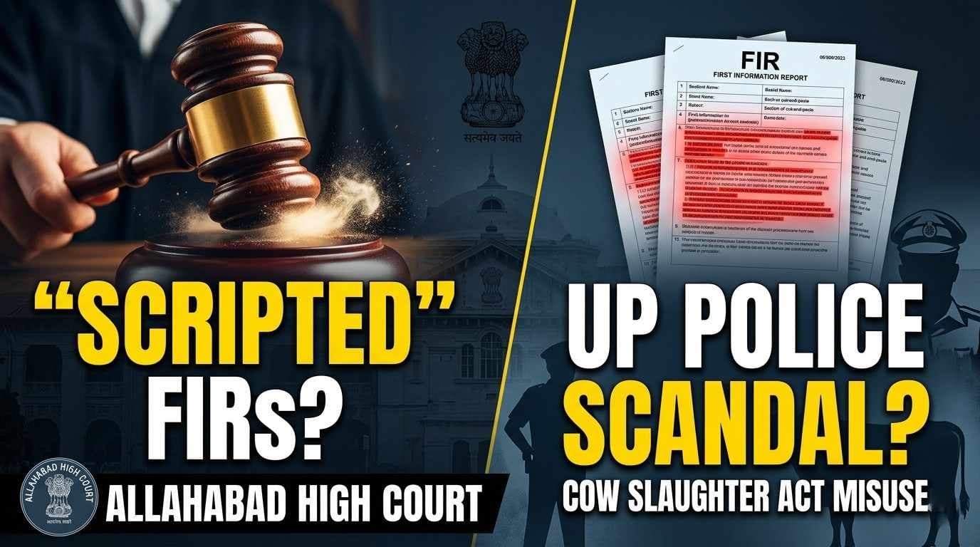Allahabad HC Questions "Scripted" FIRs in Cow Slaughter Cases